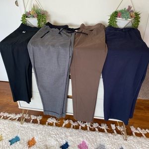 🚨 FINAL OFFER 🚨 Women’s pants - 4 pairs (black, navy, khaki, grey) size 10